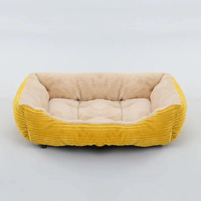 Grand panier pour chien XXL jaune