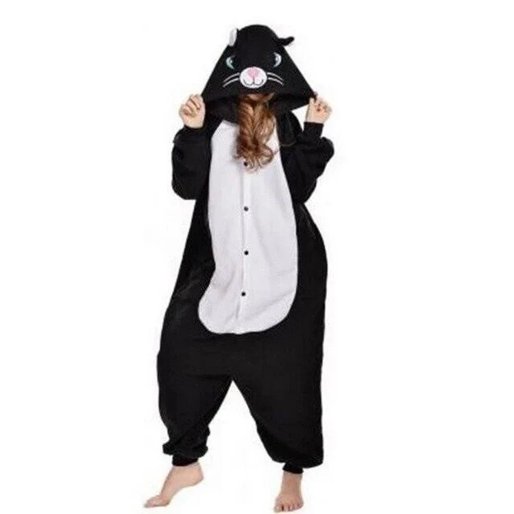 Pyjama / Grenouillère Chat - Cocooning à l'aise et au chaud