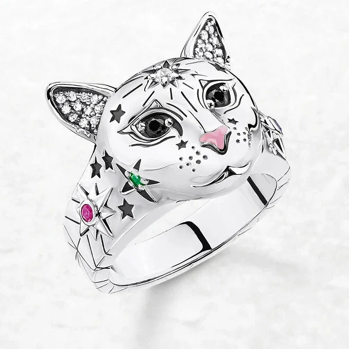 Bague Chat Bohème