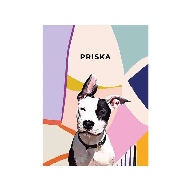Portrait animaux personnalisé - Pop