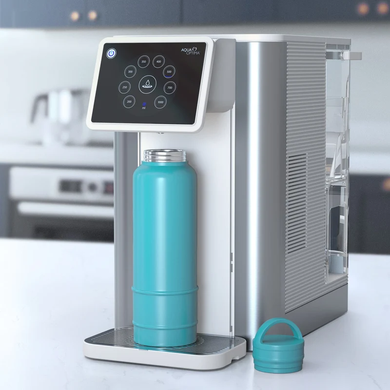 Fontaine à eau froide Aqua Optima Aurora SECOND CHANCE avec système de dosage et filtre à eau