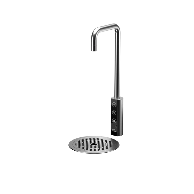 Fontaine à eau encastrable Habit Tap T1 avec mode Eco économe en énergie froid/ambiant et/ou pétillant | 1 à 50 utilisateurs (50 litres/heure)