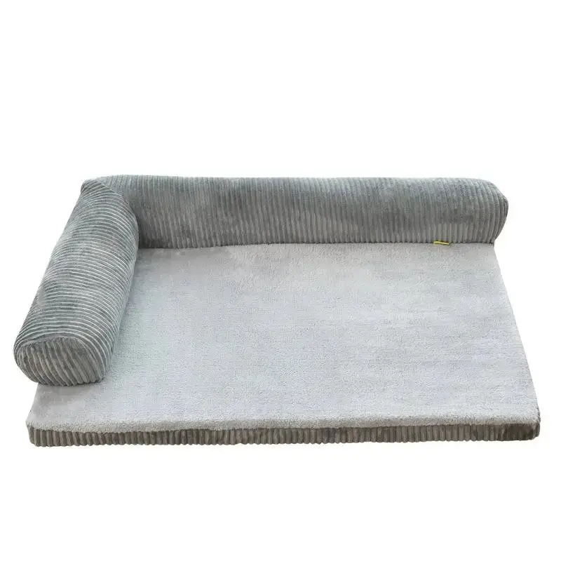 Grand tapis avec coussin pour chien