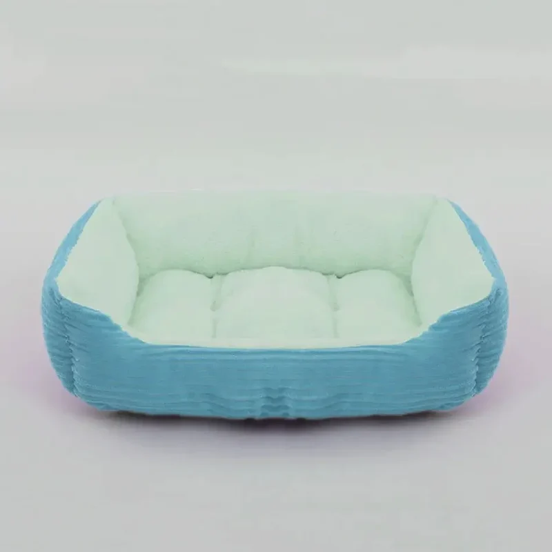 Grand panier pour chien XXL vert et bleu