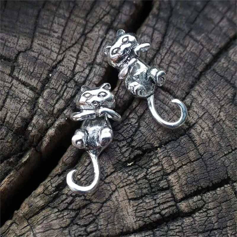 Boucles d'Oreilles Chat Punk Rétro