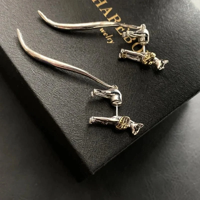 Boucles d'Oreilles Chat Pharaon
