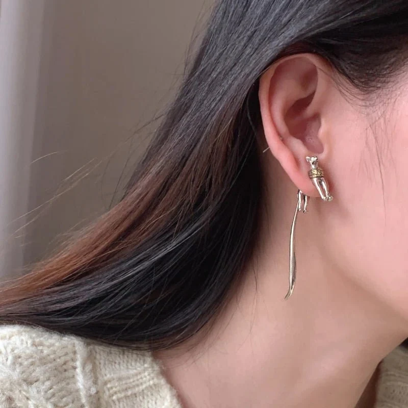 Boucles d'Oreilles Chat Pharaon