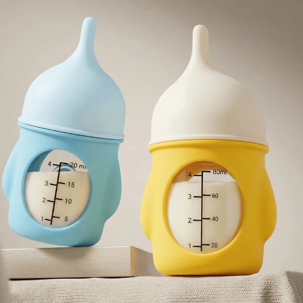 Chatons biberon - Valve anti étouffement & gradué - TinyFeed Pro™