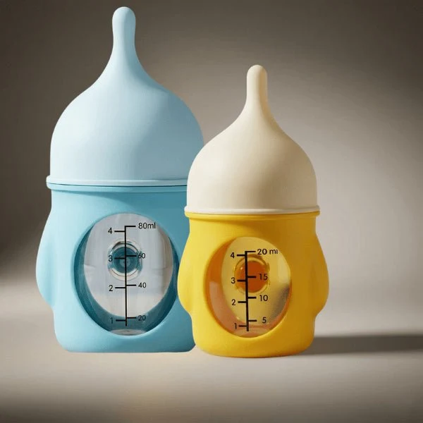 Chatons biberon - Valve anti étouffement & gradué - TinyFeed Pro™