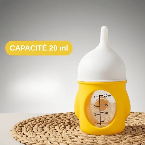 Chatons biberon - Valve anti étouffement & gradué - TinyFeed Pro™