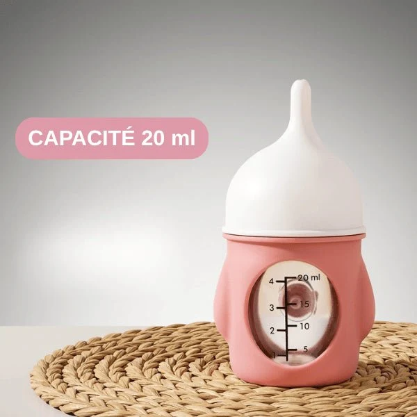 Chatons biberon - Valve anti étouffement & gradué - TinyFeed Pro™