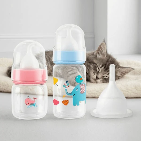 Biberon pour chaton - 60 & 125 ml à débit contrôlé - DinoMilk™