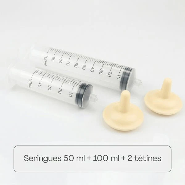 Biberon chaton - Seringue à tétine pour allaitement - MilkCare™