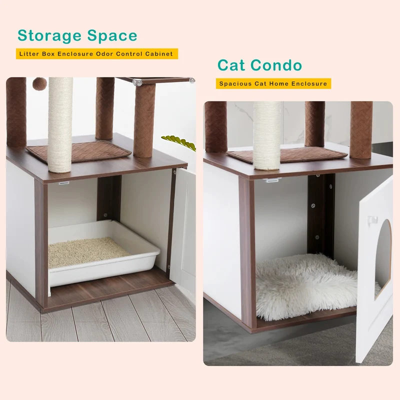 Arbre à chat au design unique - Modèle : Gamboa