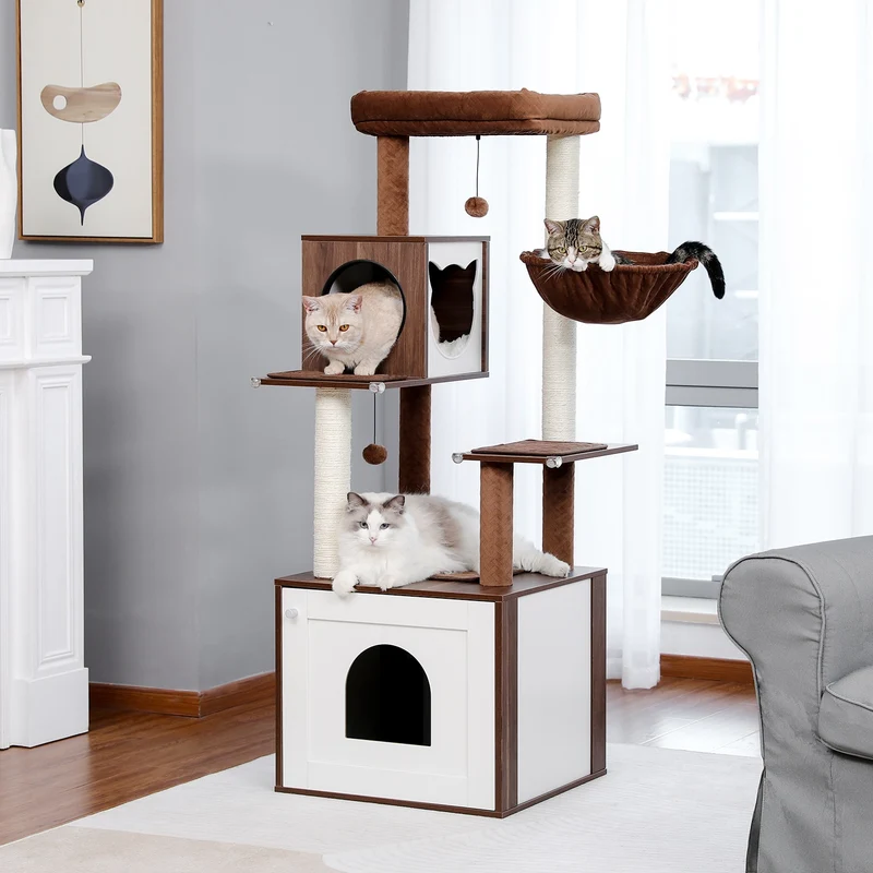 Arbre à chat au design unique - Modèle : Gamboa