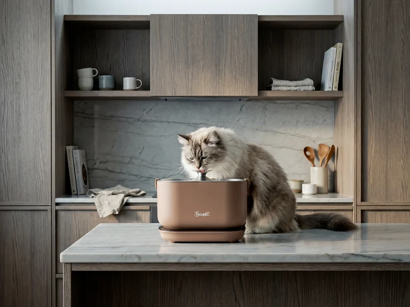 Fontaine à eau sans fil pour chat