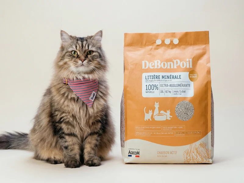 Litière minérale pour tous les chats (x2)