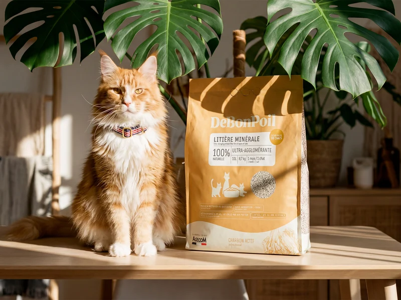 Litière minérale pour tous les chats (x2)