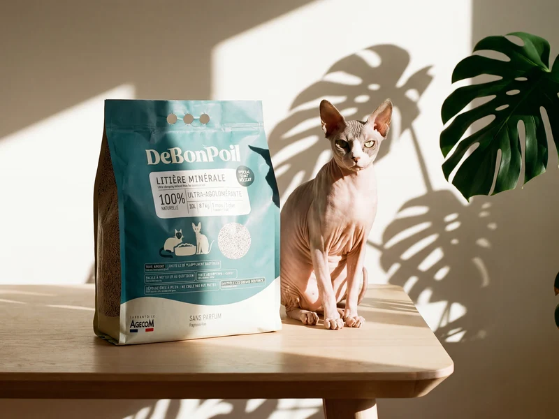 Litière minérale spéciale chat délicat (x2)