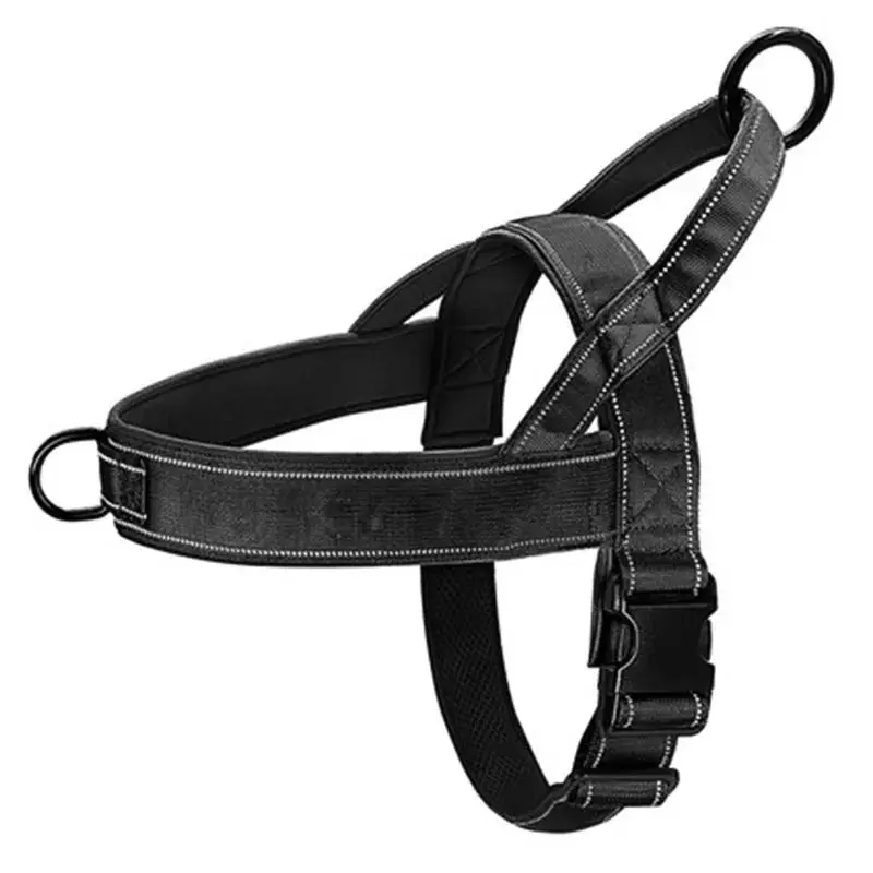 Harnais anti traction agissant sur poitrail du chien
