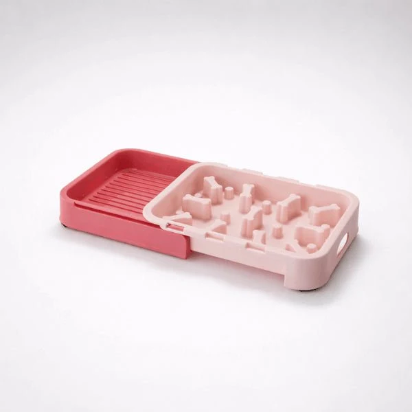 Gamelle anti glouton pour chat - Tiroir double fonction - SlideSlow™