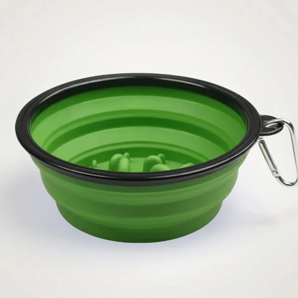 Gamelle chat glouton - Pliable compacte et voyage - TravelSlow™