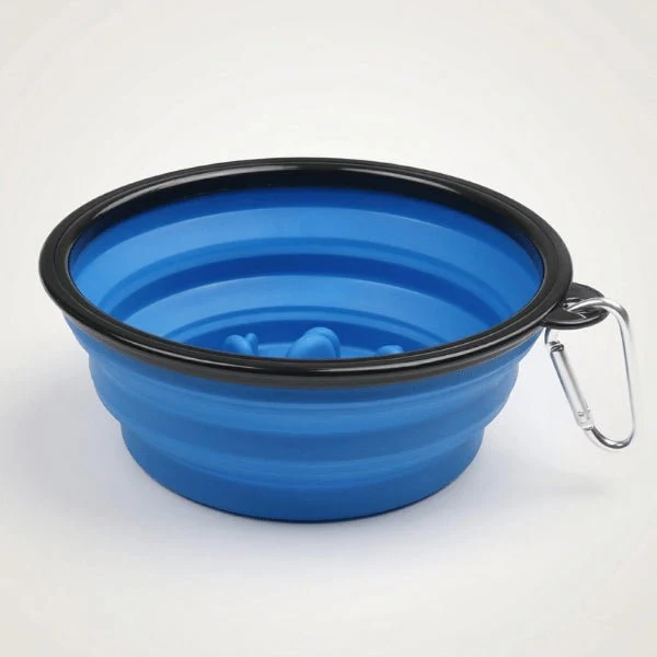 Gamelle chat glouton - Pliable compacte et voyage - TravelSlow™