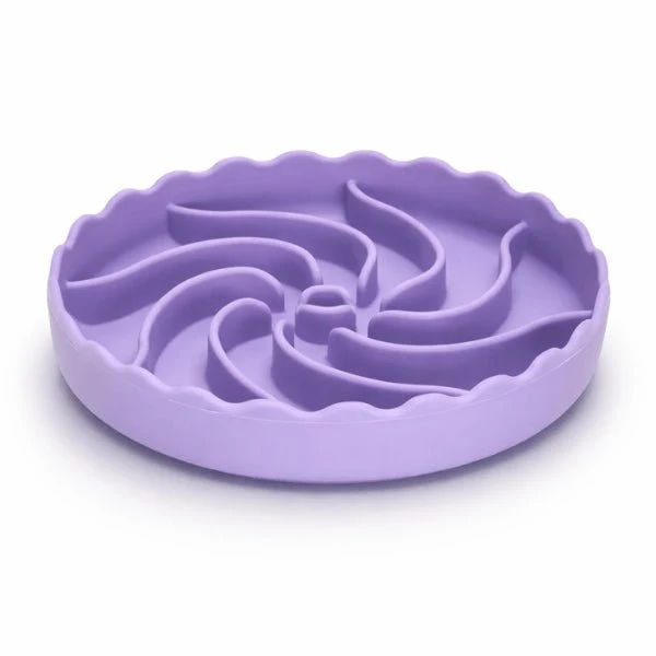Gamelle pour chat glouton - Anti régurgitation en rosace - SpiraSlow™