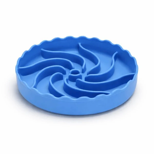 Gamelle pour chat glouton - Anti régurgitation en rosace - SpiraSlow™