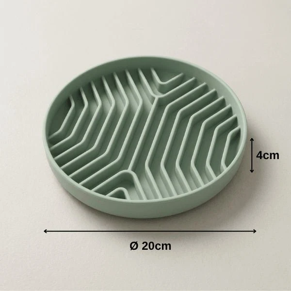 Gamelle anti gloutons chat - Anti vomissement durable - InstinctBowl™