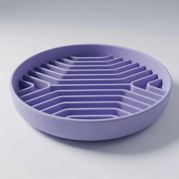 Gamelle anti gloutons chat - Anti vomissement durable - InstinctBowl™