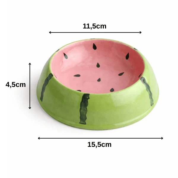 Gamelle chat céramique - Antibactérienne design agrume - Céragrum™