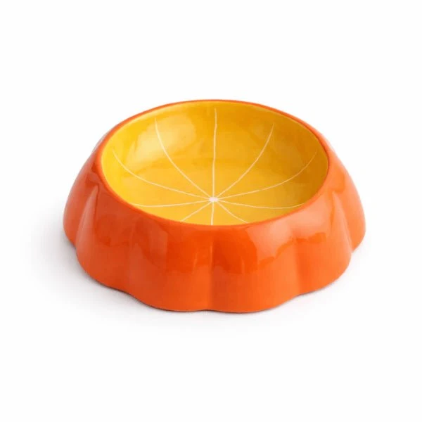 Gamelle chat céramique - Antibactérienne design agrume - Céragrum™