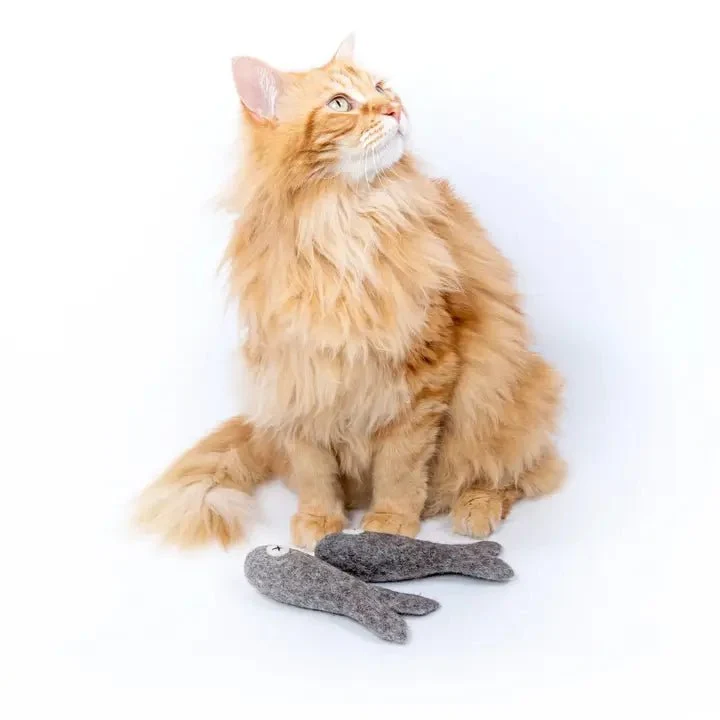 Jouet poisson en feutre pour chat Felix – Mimi's Daughters