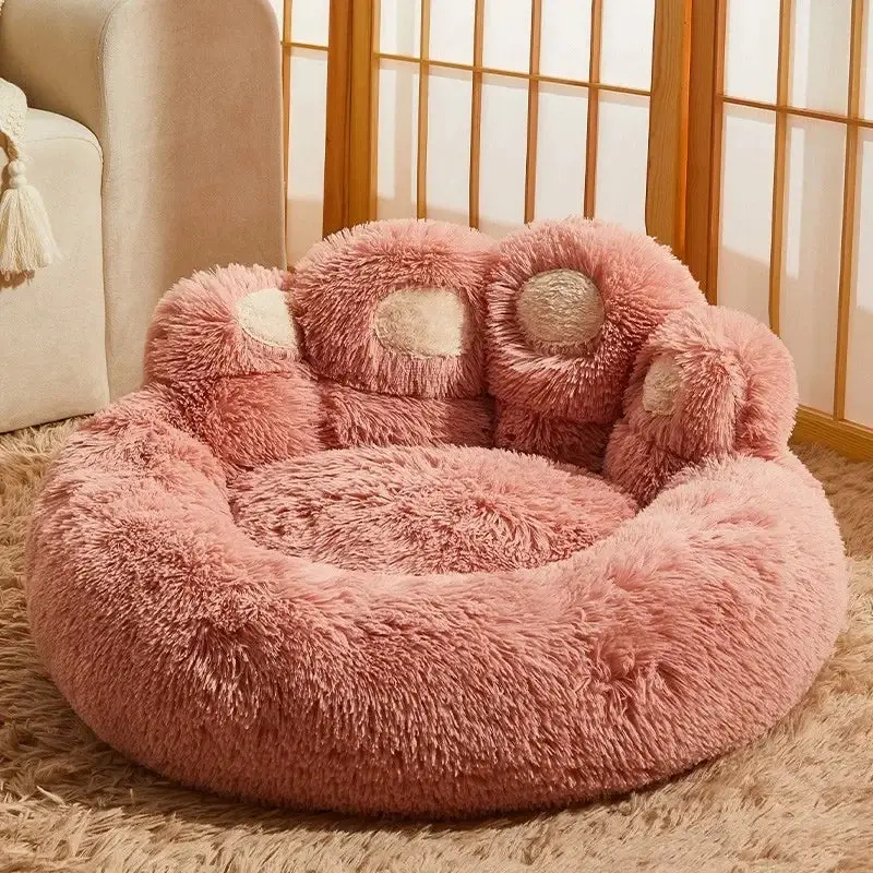 Gros panier patte pour chien