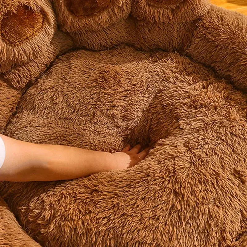 Gros panier patte pour chien