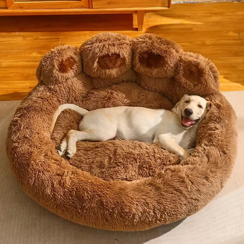 Gros panier patte pour chien