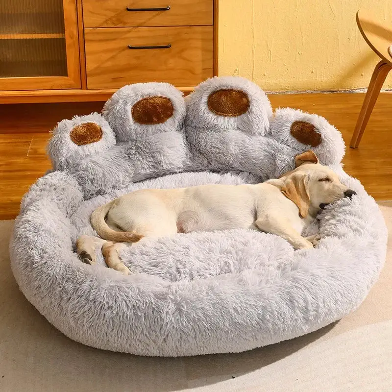 Gros panier patte pour chien