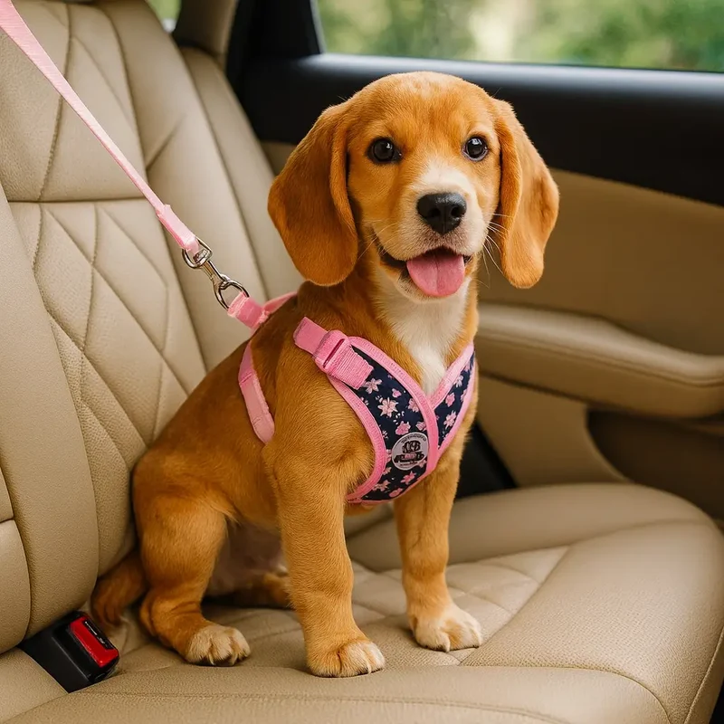 Harnais chiot voiture