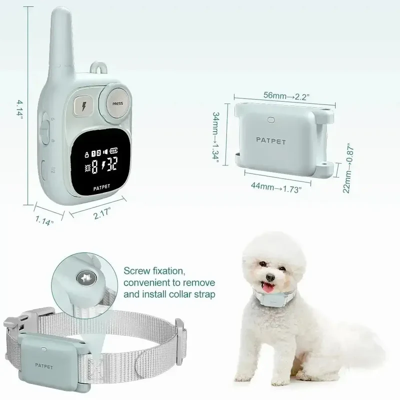Collier anti-aboiement pour petit chien 2 kg