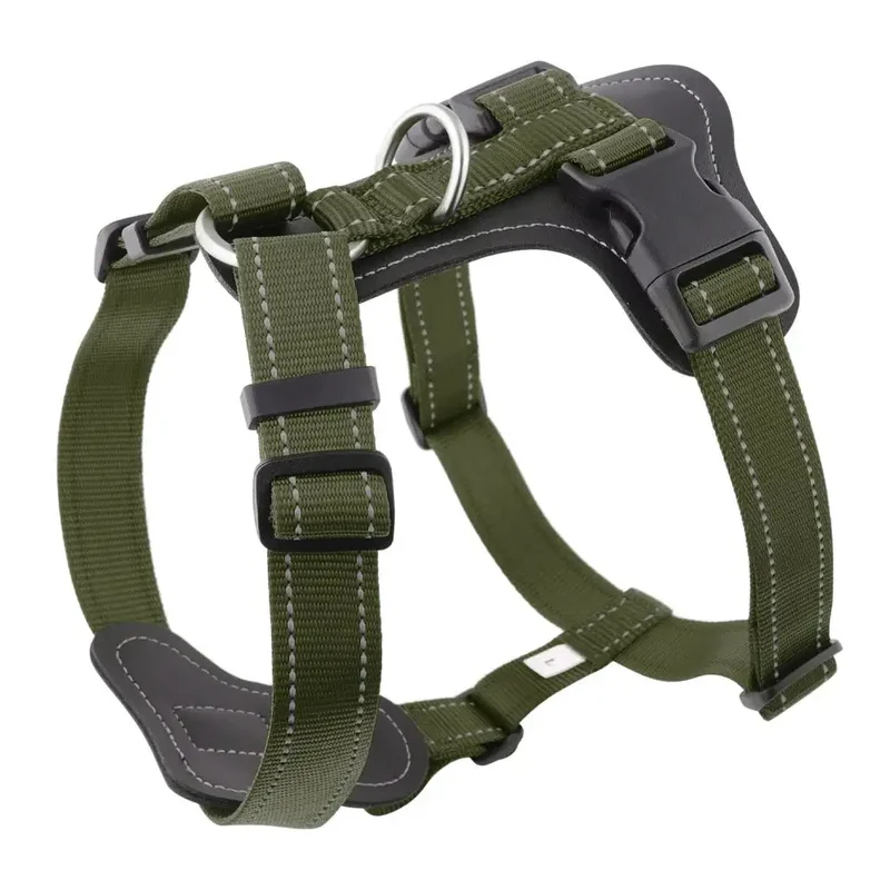 Harnais cuir pour gros chien