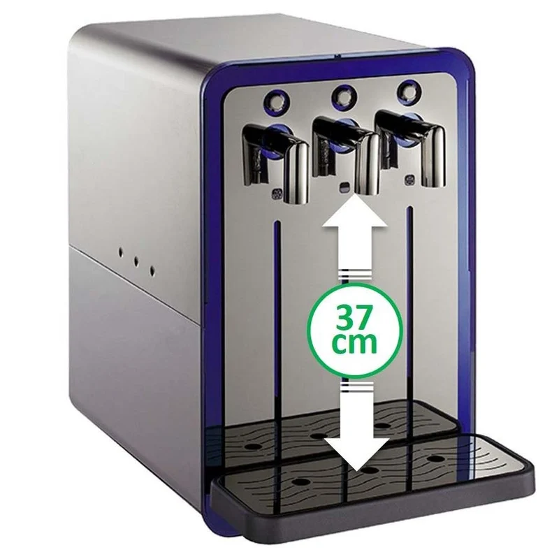 Fontaine à eau sur secteur Blupura EcoChic IT | 80 - 150 L/HEURE | Refroidisseur d'eau modèle de table pour Horeca