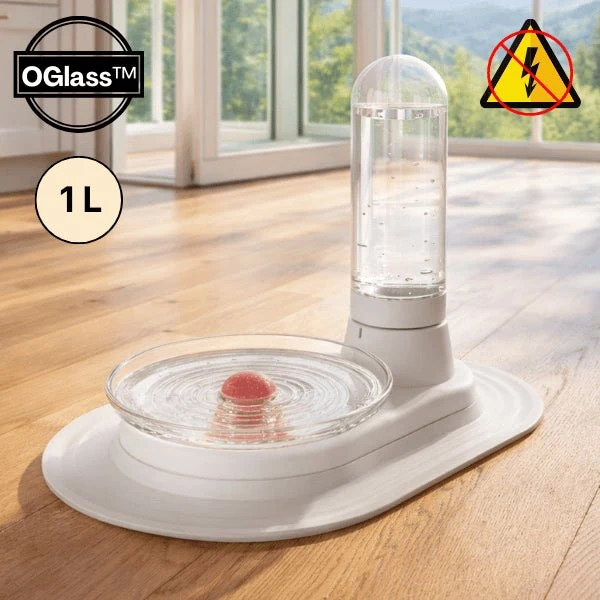 Distributeur d’eau pour chat à filtre permanent - OGlass™