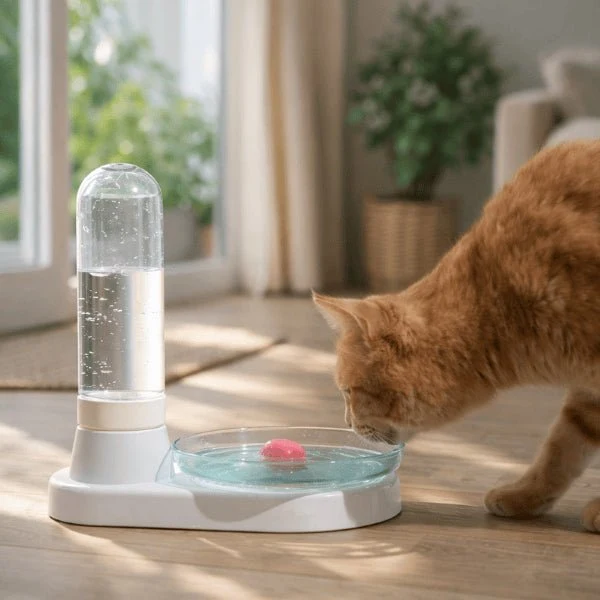 Distributeur d’eau pour chat à filtre permanent - OGlass™