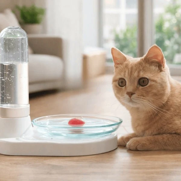 Distributeur d’eau pour chat à filtre permanent - OGlass™