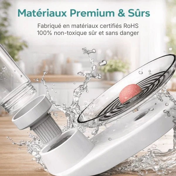 Distributeur d’eau pour chat à filtre permanent - OGlass™