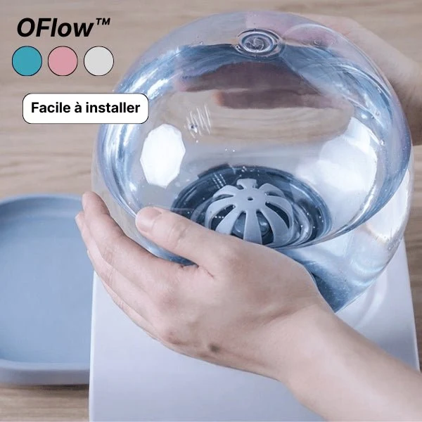 Distributeur d'eau pour chat sans électricité - OFlow™