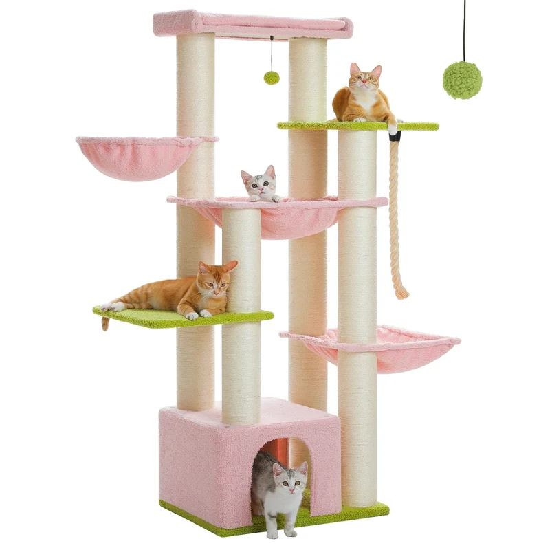 Arbre à Chat Cartagena 170 cm | Multi-Chats jusqu'à 6-8 Chats