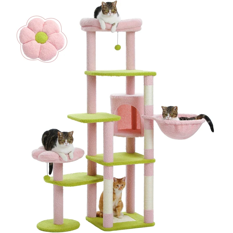 Arbre à Chat La Yegada 150 cm | Design Original Multi-Niveaux