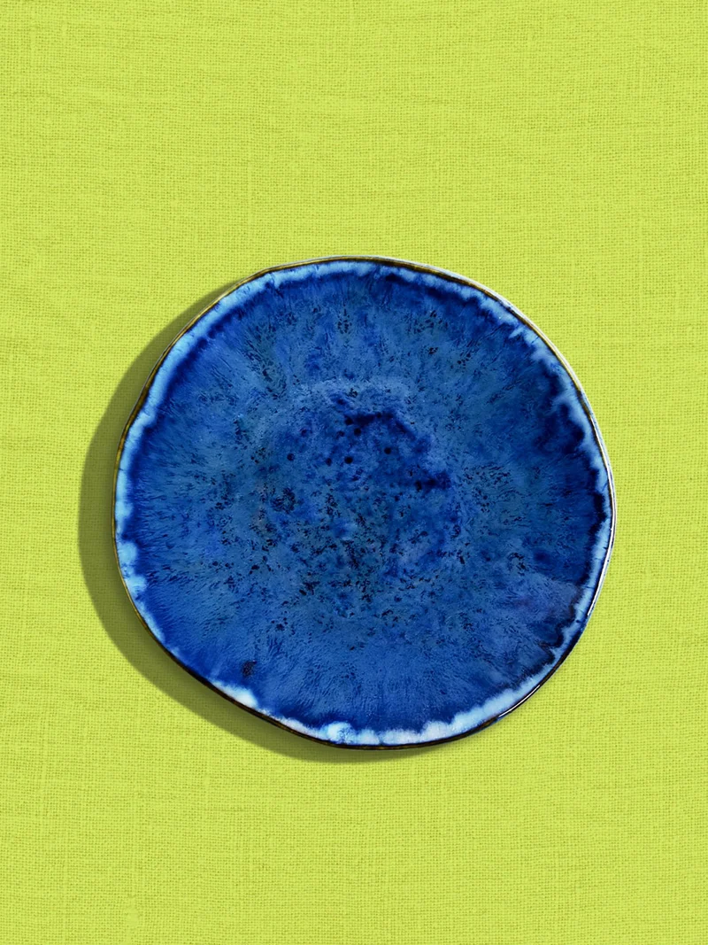 Petite assiette Onda | Bleu abyssal